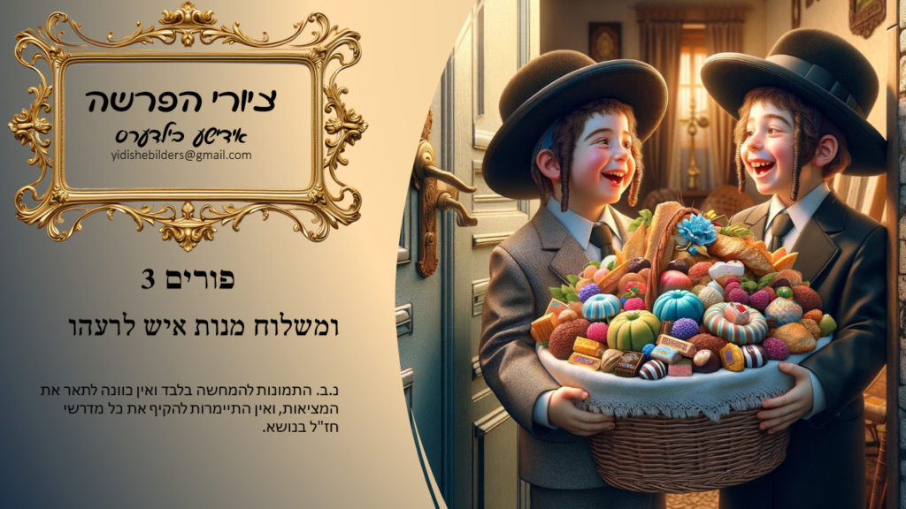 Delivery of parcels Purim